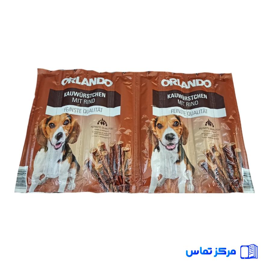 خرید تشویقی سگ اورلاندو مدل Rind_8 وزن 88 گ (مشاوره قبل از سفارش)