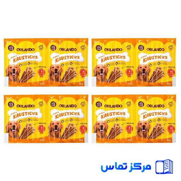 خرید تشویقی سگ اورلاندو مدل مدادی مرغ 88 گر (مشاوره قبل از سفارش)