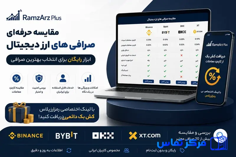 مقایسه رایگان صرافی های ارز دیجیتال + دریافت کش بک کارمزد معاملات